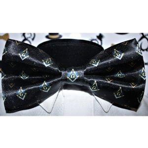 Freemasonry Compass & Square New! Men's Bow tie